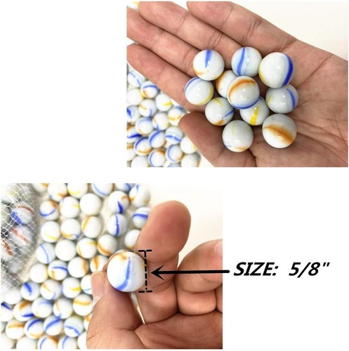 Lot of 1000 Glass Marbles 12lb Glass 5/8" 16mm Bulk Wholesale Toy SlingShot Ammo - Picture 2 of 4