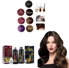 Hair Dye Shampoo 3 in 1 Instant Herbal Ingredients Gift Fast US Ship Champú tint