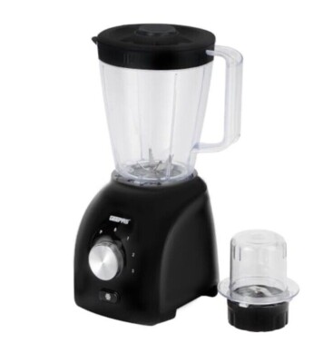 GEEPAS 600W 2-in-1 Multifunktionale 3 Geschwindigkeiten Kanne Mixer Mahlwerk Ice Crusher BK