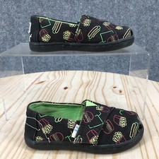 Toms Shoes Toddler 7 Slip On Multicolor Canvas Close Toe Casual Comfort 10015185