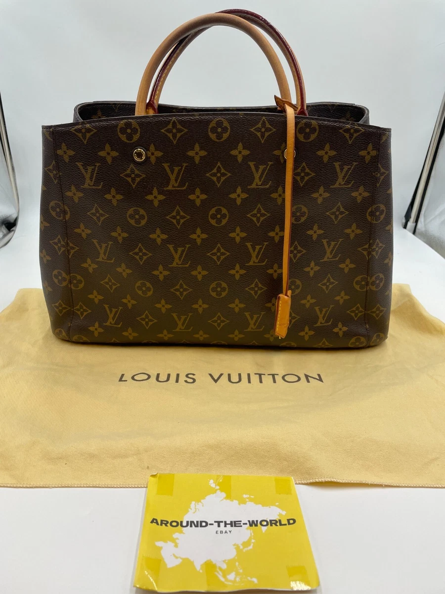 Auth LOUIS VUITTON Montaigne GM M41067 Monogram TR3197 Womens