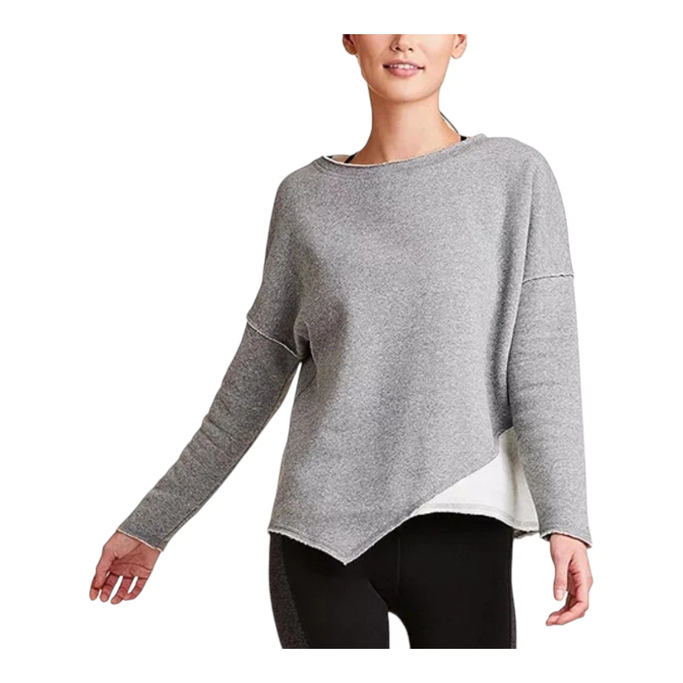 Sudadera Alala Exhale Asimétrica Hombro Caído en Gris Informal Para Mujer Mediana Foto 2 de 4