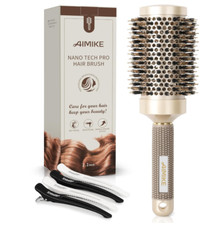 AIMIKE Round Hair Brush, Nano Thermal Ceramic  Ionic Tech, 2.1 Inch - NEW