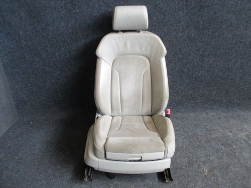 LEDER ALCANTARA Beifahrersitz Audi Q7 4L Sportsitz Sitz Ausstattung grau