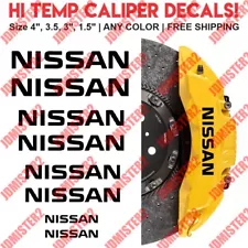 NISSAN Brake Caliper Decal Hi Temp Vinyl Sticker - ANY SIZE ANY COLOR FAST SHIP