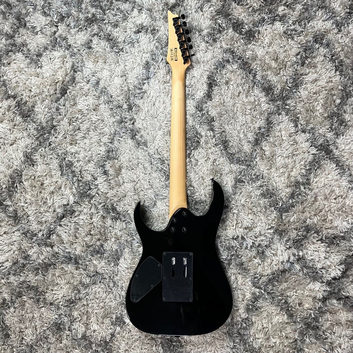 Ibanez GRG320FA GIO RG Guitar, Bound Purpleheart, Transparent