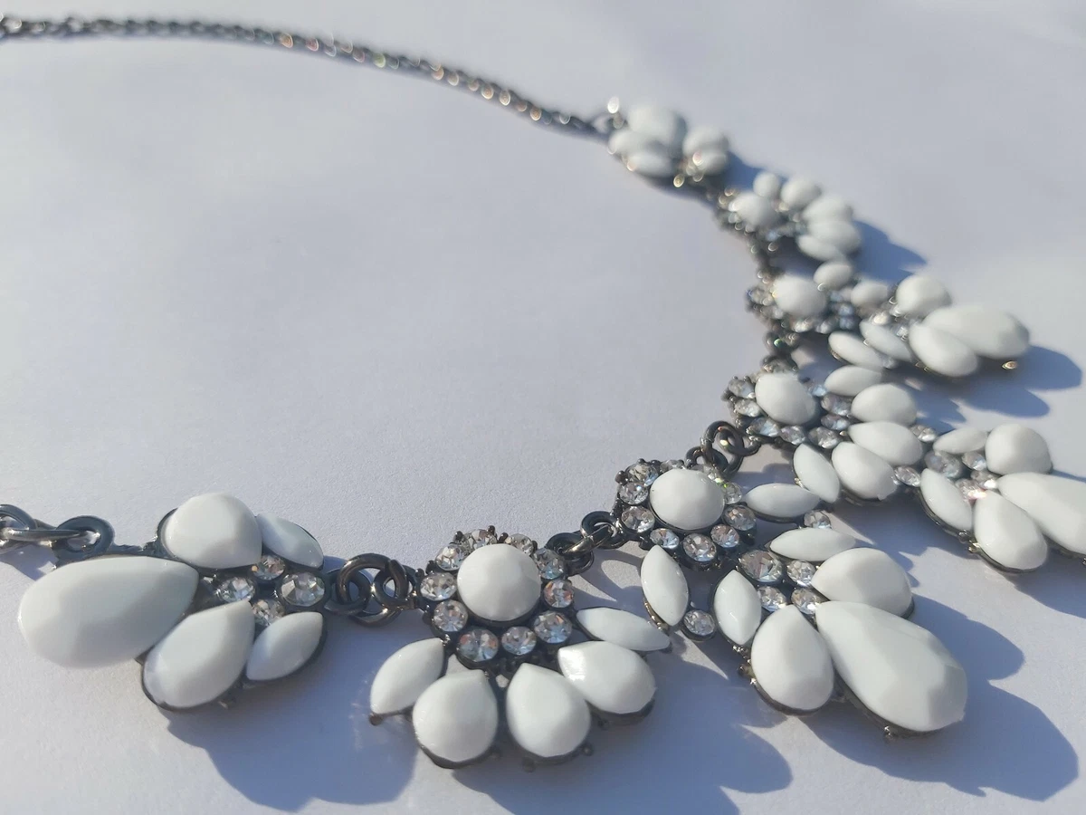 Diamante necklace ebay clearance