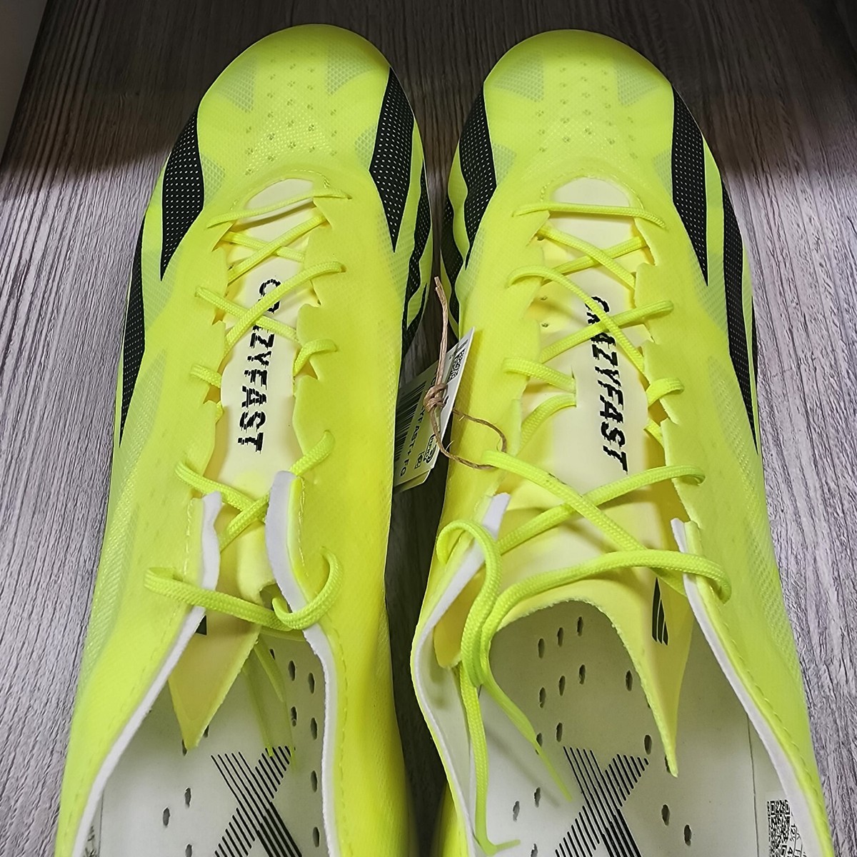 Adidas X Crazyfast+ FG Soccer Cleats Solar Yellow Mens Size 