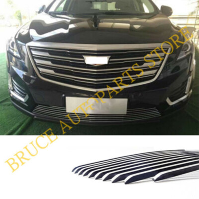Stainless Front Bumper Loewr Grille Grill Cover Trim For Cadillac XT5 ...