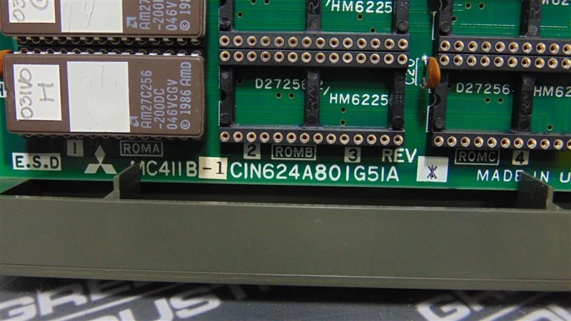 Placa de memoria usada Mitsubishi MC411B1 MELDAS C1N624A801G51A Rev. * - Imagen 4 de 4