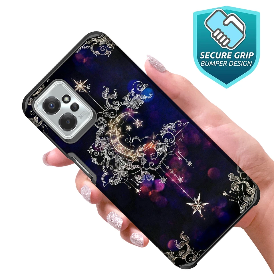 For Motorola Moto G Power 5G 2023 Hybrid Graphic Armor Case - Image 3 of 4