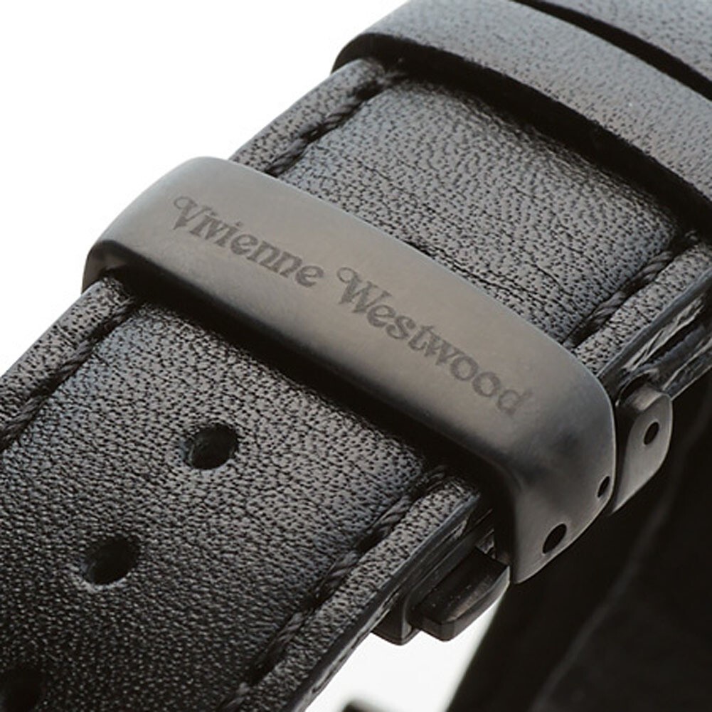 Vivienne Westwood Watch CAGEⅡLeather Black Japan made Vivienne Westwood Watch CAGEⅡLeather Black Japan made