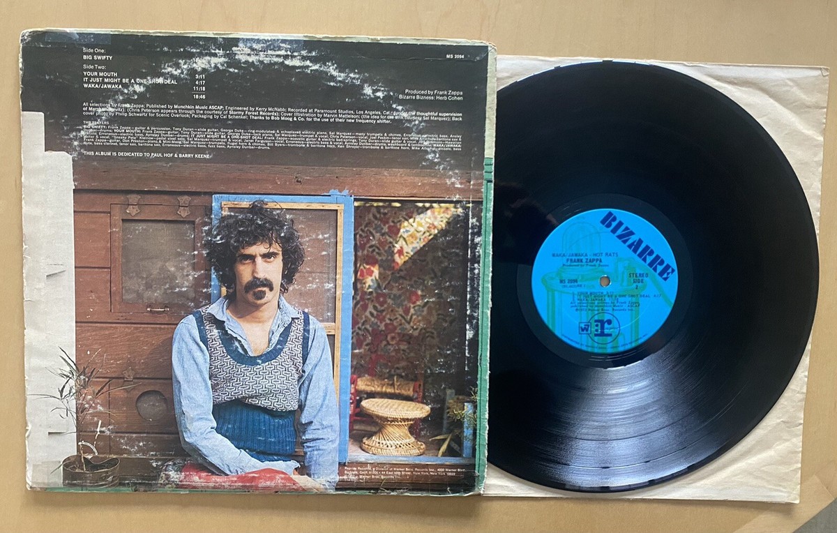 FRANK ZAPPA WAKA / JAWAKA HOT RATS 1972 1ST PRESS on BIZARRE