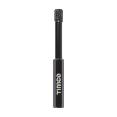 Timco 7,0 mm Premium Diamant Fliesen- & Glasbohrer Sechskantschaft Trocken- & Nassschnitt