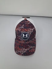 Under Armour UA Mens Iso-Chill Driver Mesh Golf Hat Cap Navy White Size M/L 