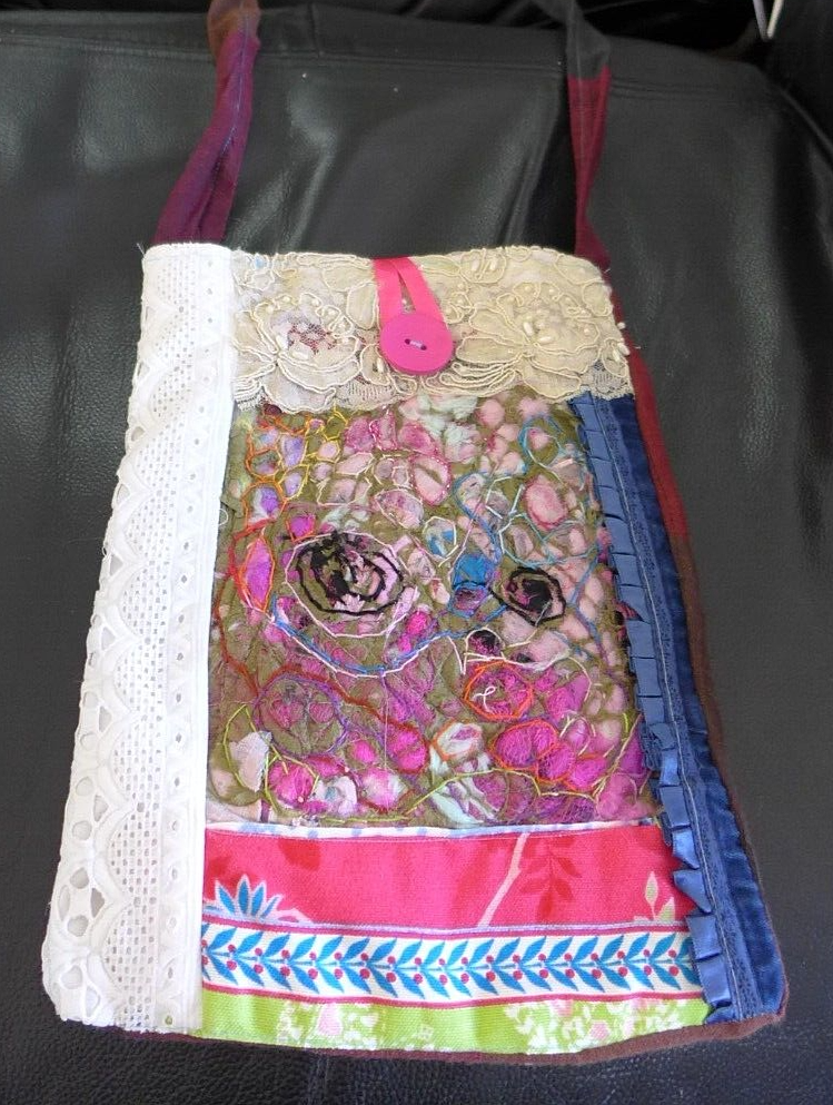 Multicolor - Handmade 4 Pockets Cotton Jewelry Bag 11