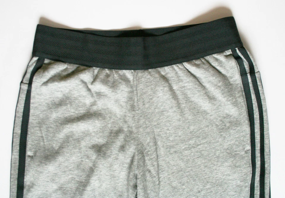 ADIDAS pantalon jogging COMME NEUF gris chiné survêtement fille 12-13 ans 158 cm - Photo 4/4
