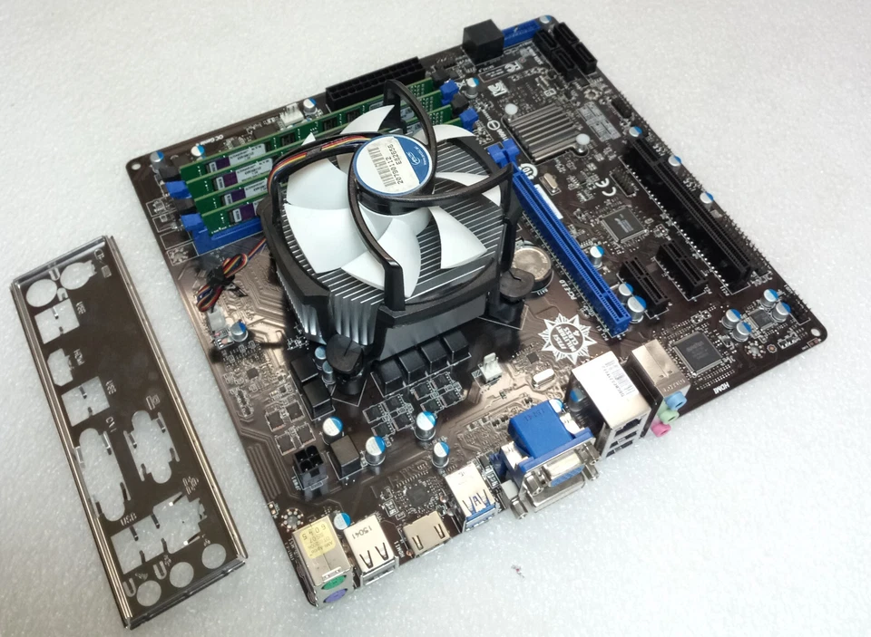 MSI B85M-E45 MS-7817 Motherboard 1150 Intel B85 inc CPU i5 @ 3.50Ghz + 16GB ### - Image 2 of 3