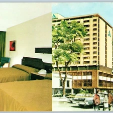 c1970s Boulevard, Mexico City Aristos Hotel Art Painting Oversized Postcard 3S
