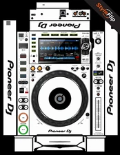 Pioneer CDJ 2000 Nexus 2 Skin | White  | Protective Decal | StyleFlip Skins