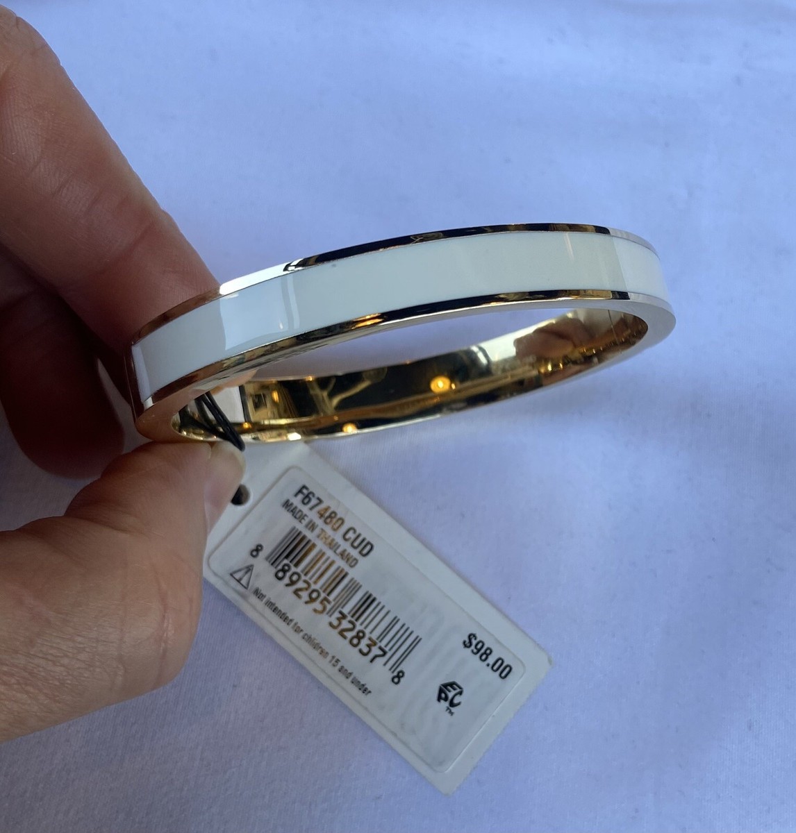 COACH◆Signature Push Hinged Bangle ブレスレット バングル COACH Signature Push Hinged Blue Leather Bangle Bracelet NWT