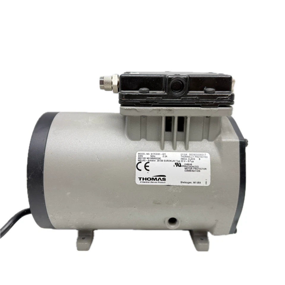 Thomas 617CD32-421 Bomba de Vacío Compresor de Vacío 220V 50Hz 2.2A - Imagen 3 de 4