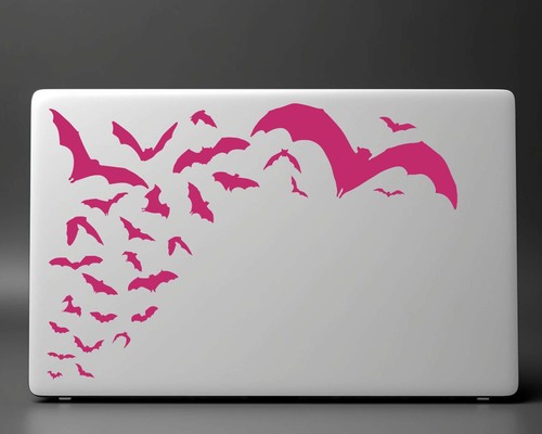 Bats Decal, Flying Foxes Colony, Vinyl Sticker for Cars, Laptops, Halloween Fun - 第 25/39 張圖片