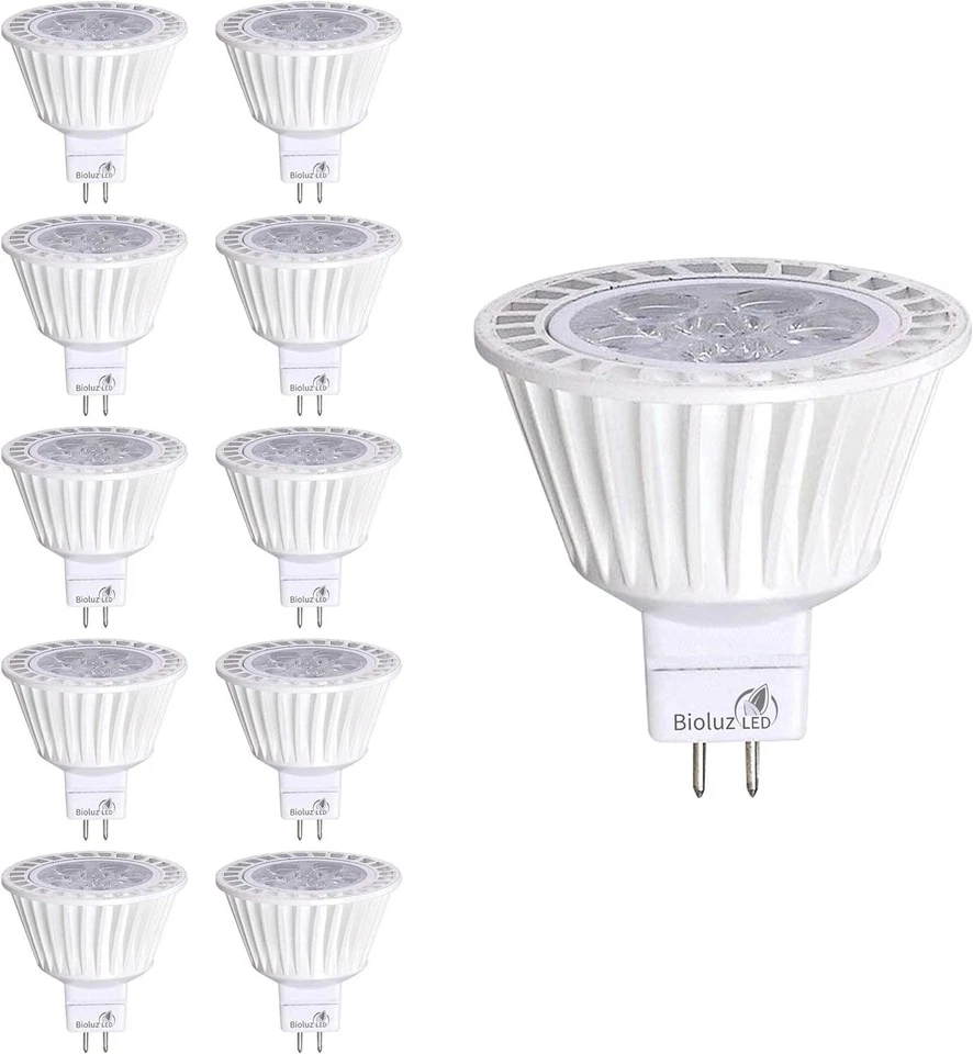 MR16 LED Bulb 10 Pack Dimmable 50W Halogen Replacement 3000K - Image 3 of 4