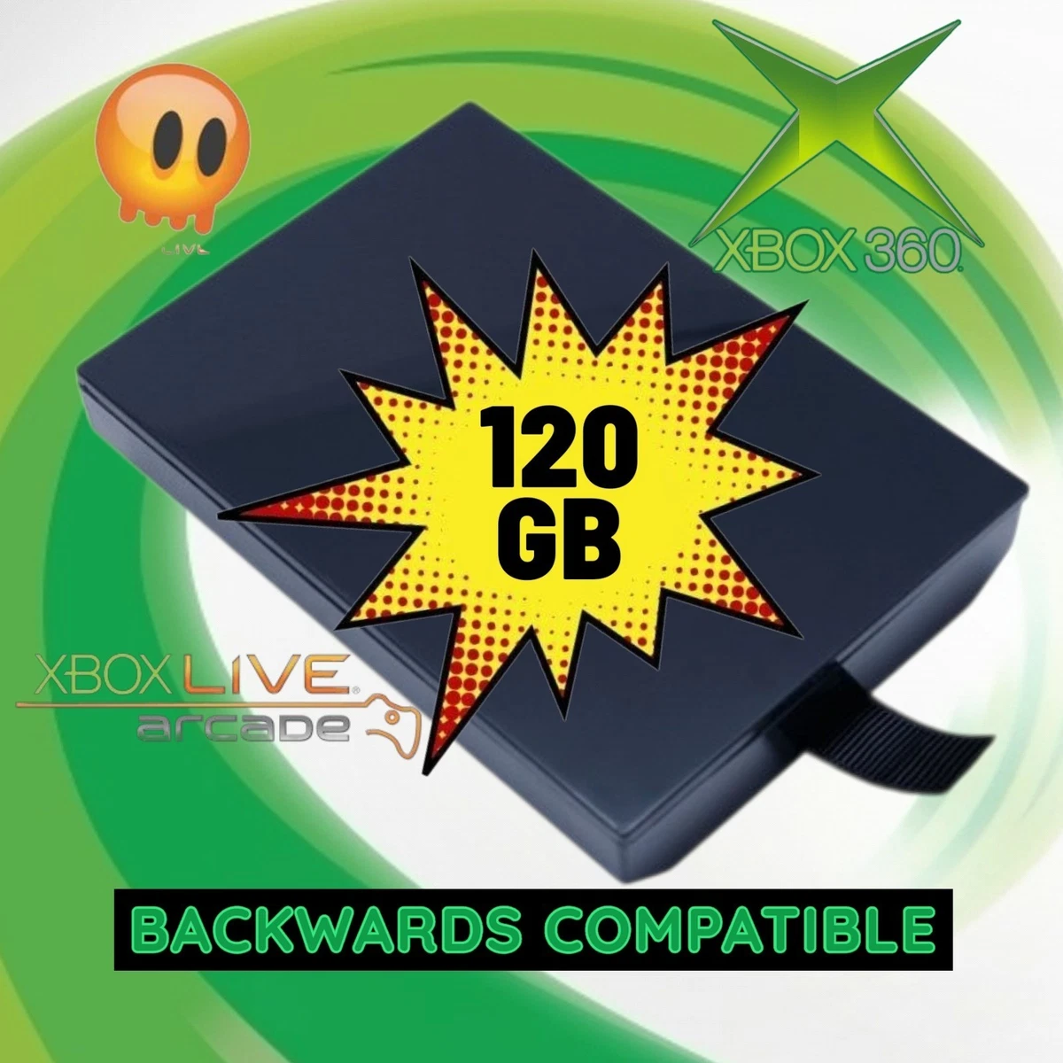 Microsoft Xbox 360 Video Game Hard Drives for sale | eBay