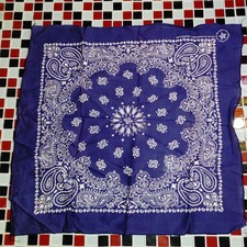 Vintage Wamcraft Bandana, HAV-A-HANK  BLUE  RN 15187 100 Cotton USA