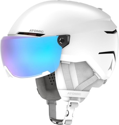 Skihelm Atomic Savor Visor Stereo mit Visier Größe 59-63 cm. Weiss