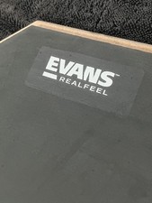 Evans RealFeel Single-sided Practice Drum Pad - 12-inch