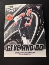 2023-24 Mosaic Give And Go Rookie Victor Wembanyama #12. Insert Spurs