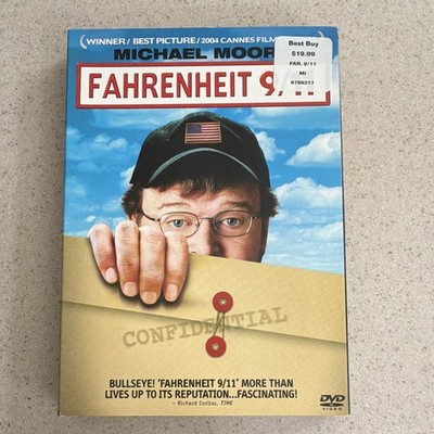 Fahrenheit 9/11 (DVD) Michael Moore Widescreen R English Documentary Weinstein