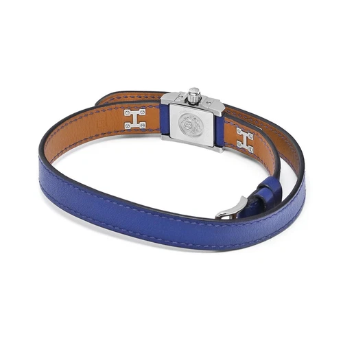 HERMÈS Orologio donna HERMES Medor ME2.110 argento quadrante quadrato bianco accessori donna