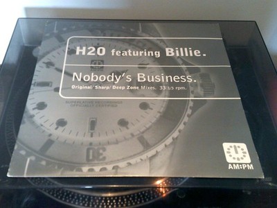 H20 featuring Billie - Nobody's Business - 12'' Vinyl (1996) *HEAR it HERE*