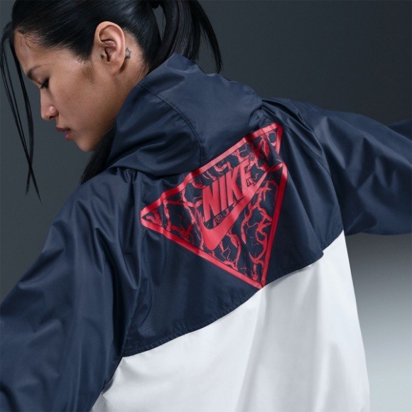 Nike X Stranger Things Windrunner Jacket - Midnight Navy IB5670