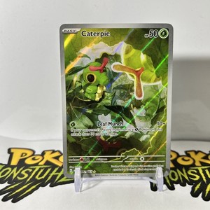 Caterpie 172/165 - Pokemon SV: Scarlet & Violet 151 Illustration Rare - NM