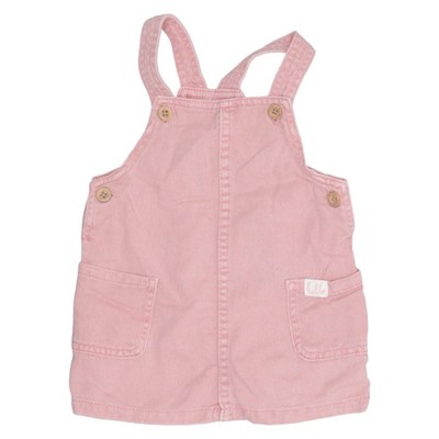 H&M, Latzkleid, Größe: 68, Pink, Baumwolle, Einfarbig, Denim, Mädchen #epT