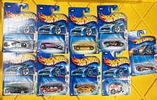 Hot Wheels Diecast Cars 9 Lot Assorted Mixed Models Unopened Carded 2004