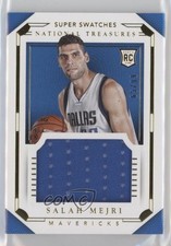 2015 Panini National Treasures Super Swatches Rookies 65/99 Salah Mejri #13 5x8