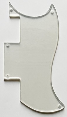 For Fit Epiphone SG Special Style Guitar Pickguard 1 Ply Clear Transparent