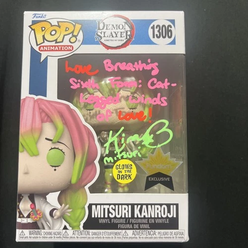 Demon Slayer Funko Pop Mitsuri Kanroji SIGNED by Kira Buckland Prime  Certified