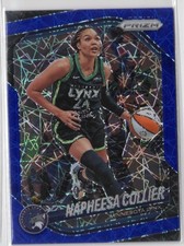 2025 Panini Prizm WNBA Napheesa Collier #8 BLUE VELOCITY PRIZM