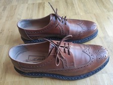Heinrich Dinkelacker Budapester Brogue Businessschuhe Zopfrahmen Gr. 12 (UK)