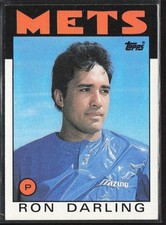 1986 Topps Ron Darling New York Mets #225