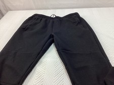 American Eagle Joggers Mens M Black Pants Poc...