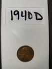 Lincoln Wheat 1940-D Small Cent Bronze BN Denver Business Strike