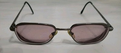 Gamma Ao Safety Eyeglasses FRAMES ONLY Z87-2 Men's Silver Full Rim 52-18-140 C70