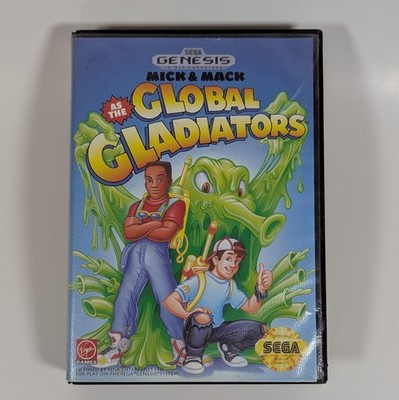 Mick &  Mack Global Gladiators Sega Genesis 1992 No Manual
